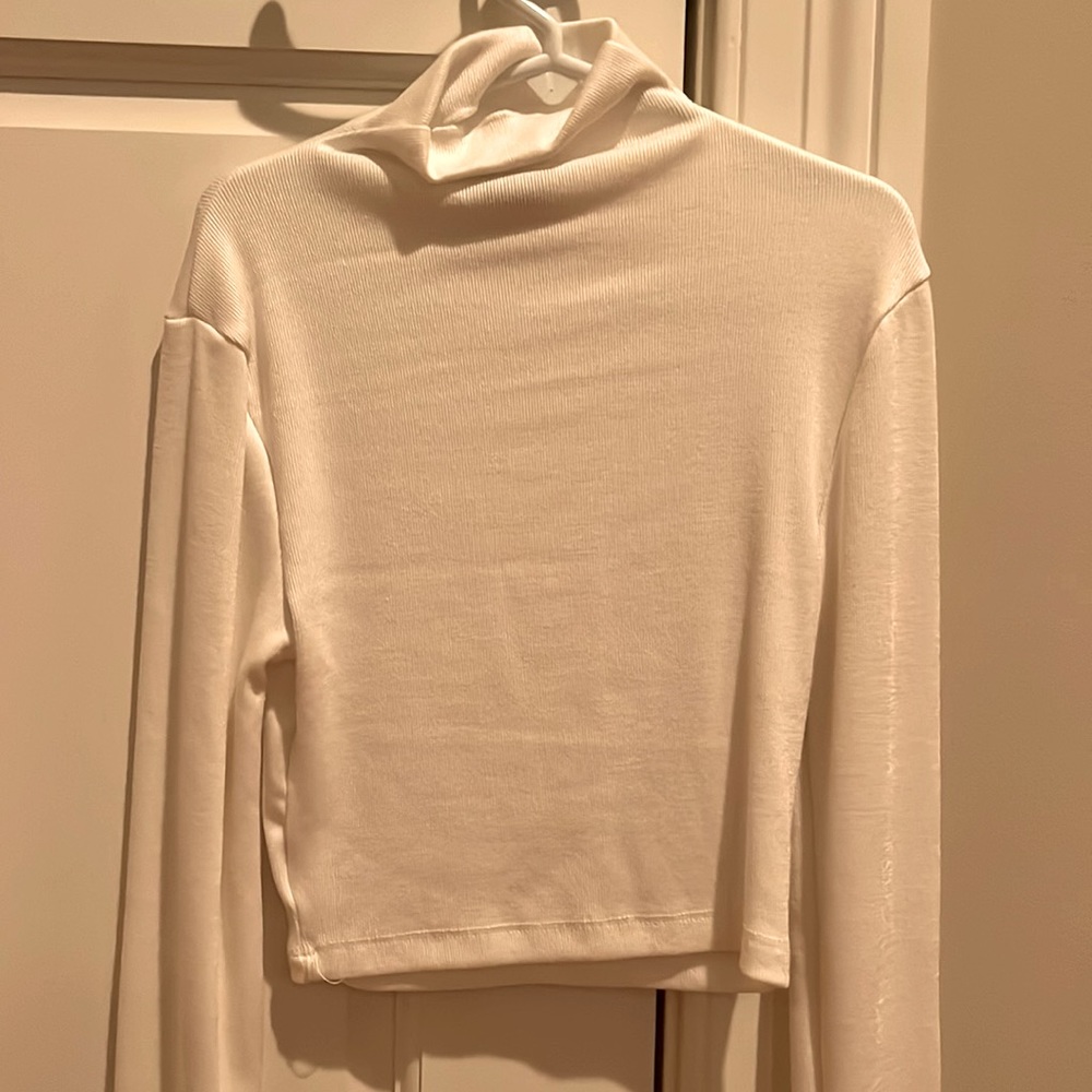 Princess Polly long sleeve cropped shirt